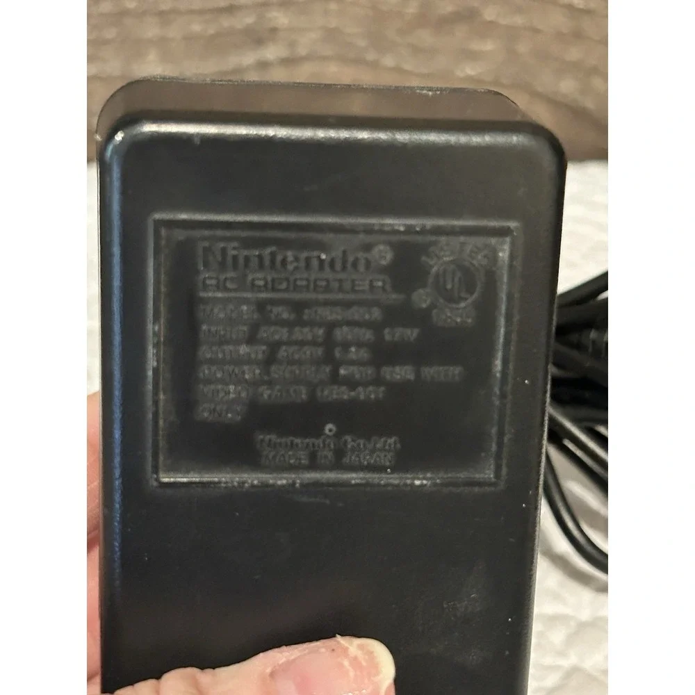 Genuine Original‎ Nintendo NES Power Supply AC Adapter OEM NES-002 Tested